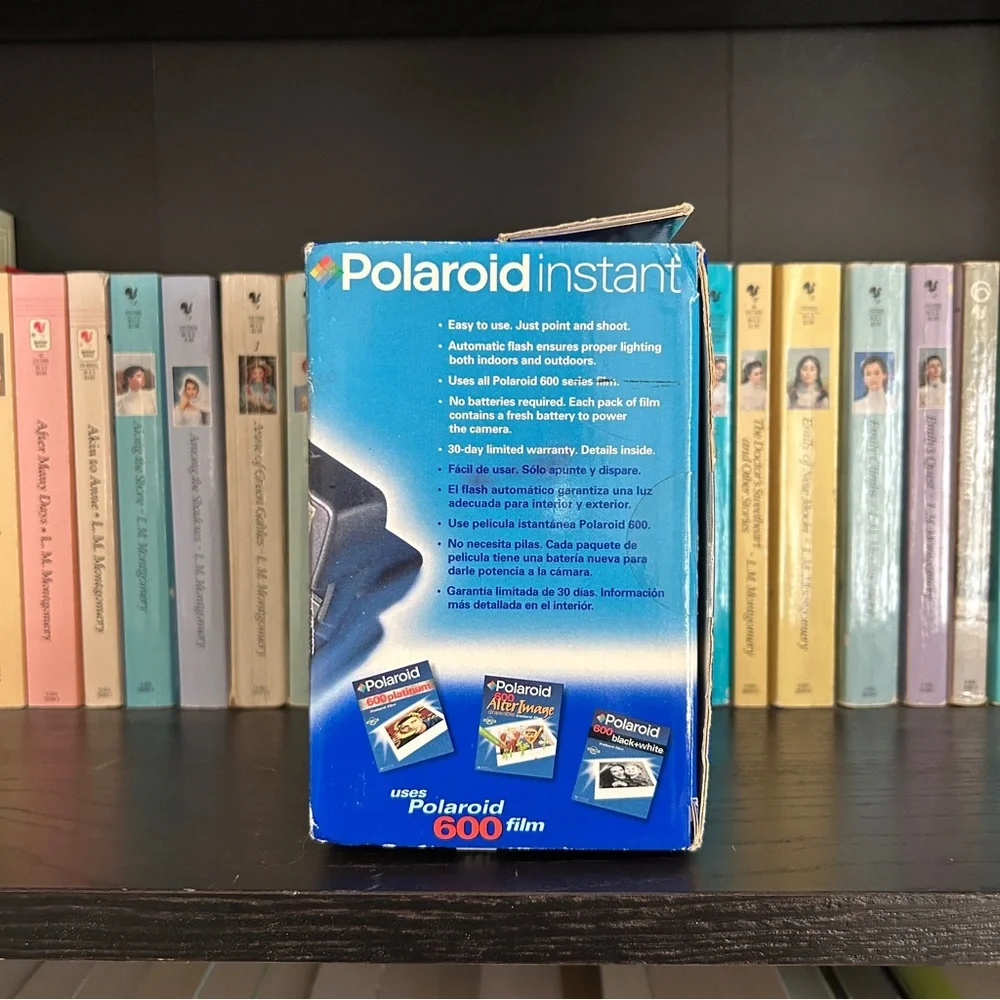 Polaroid OneStep Instant Camera - Black - Tested